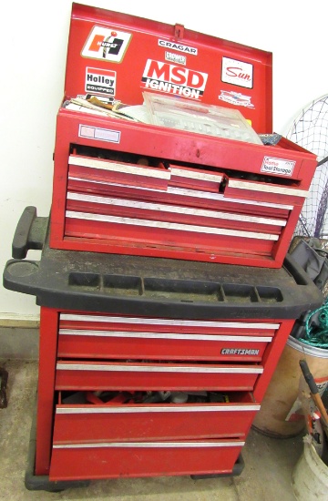 craftsman tool box full of tools