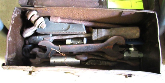 tool box with old tools