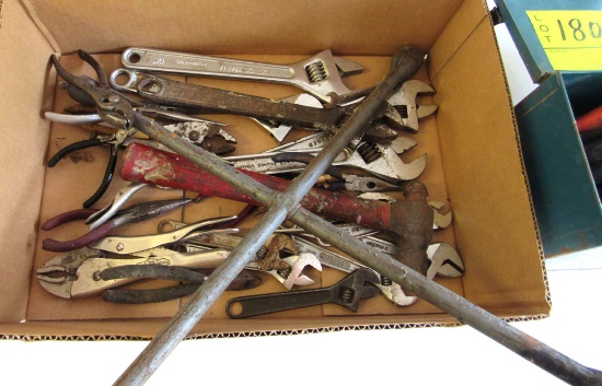 crescent wrenches, tire iron