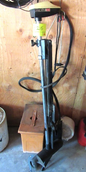 Minn Kota trolling motor, fishing seat