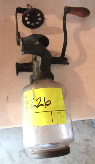 antique coffee grinder