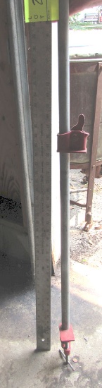 pipe clamp and yard stick