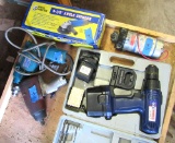 angle grinder, impact, Makita hammer drill, pump, drill
