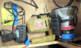 router, jigsaw, solder gun
