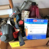 box of oil, car wash