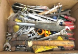 misc tools, hammers, wrenches, screwdrivers, file
