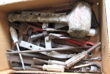 gear puller, screw driver, pipe wrench