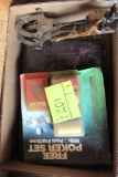 poker chips, old ice skates