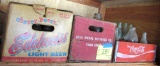 3 boxes of vintage bottles