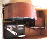 mantel clock, cuckoo clock, cig roller
