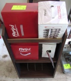 wood cart with parini cookware