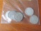 6 morgan silver dollars, 5-1921, 1-1986