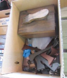 shoe polisher kit, shelving brackets, frame kits