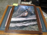 The Houseguests by Darrell Bush print, pheasant picture