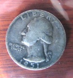 1951 Quarter mint mark D