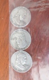 1957, 1958, 1959 half dollars, mint mark D