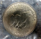 1971 Eisenhower silver dollar mint mark D