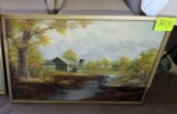 old farm painting