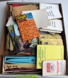 seed notebooks, advertisement letter opener