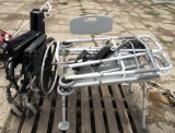 wheel chair, walker, shower seat