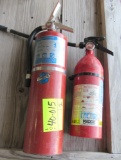 spent fire extinguishers