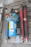 electric motor, hydraulic cylinders, Jet pump