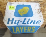 Hy-Line layers sign