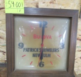 Bulova Patrick's Jewelers New Ulm clock