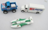 misc Pepsi & 7up toy vehicles