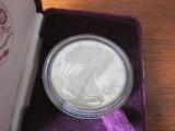 1986 American eagle silver proof mint mark S