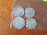 Peace silver dollars, 2-1926, 1922, 1935 all mint mark S