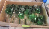 green glassware