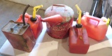 5 small gas cans