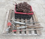 rope, hand pumps