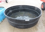 round hard plastic cattle tank