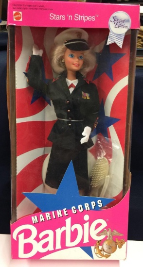 Vintage 1991 Marine Corps "Stars 'n Stripes" Barbie NIB