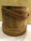Antique Primitive Wooden Firkin Measure Bucket