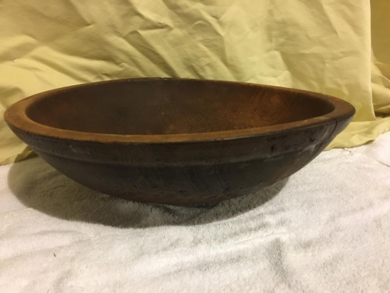 Antique Primitive Wooden Mixing Bowl