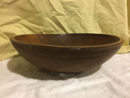Antique Primitive Wooden Mixing Bowl