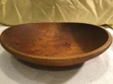Antique Primitive Medium Wooden Mixing Bowls