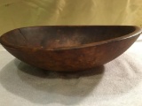Antique Primitive Wooden Mixing Bowls