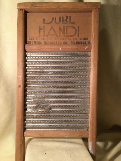 Vintage Small Metal Washboard