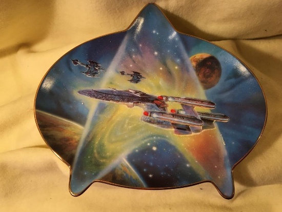 Star Trek Souvenir Plate, Starship Enterprise