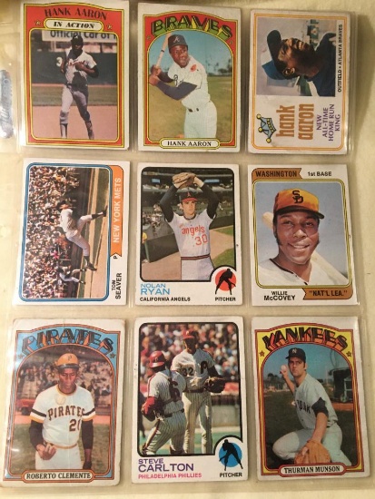 Baseball Greats Player Cards