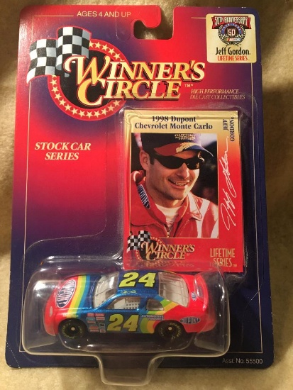 MVP Greg Vaughn and Winner's Circle Jeff Gordon Memorabilia