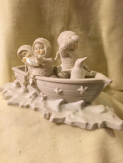 Snowbabies on a Boat, Department 56