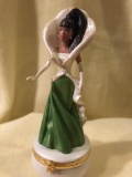 Barbie African American Figurine and Flower Box