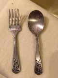 Imperial Silver Plate Baby Spoon and Fork