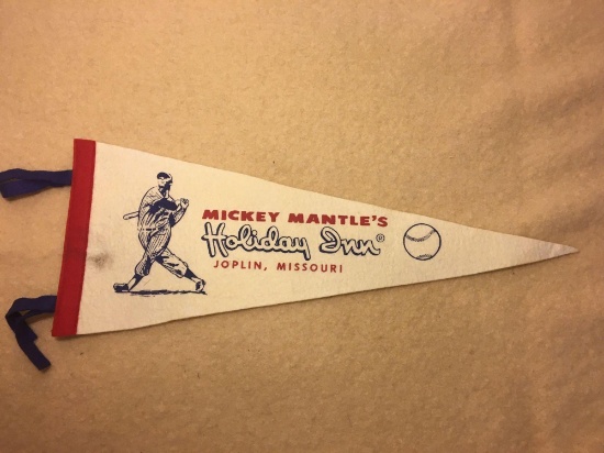 Vintage Souvenir Mickey Mantle Banner