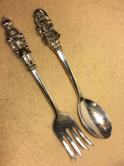 International Silver Co. Silver Salad Fork and Spoon